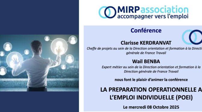 MIRP Conférence – La Préparation Opérationnelle à l’Emploi Individuelle (POEI)